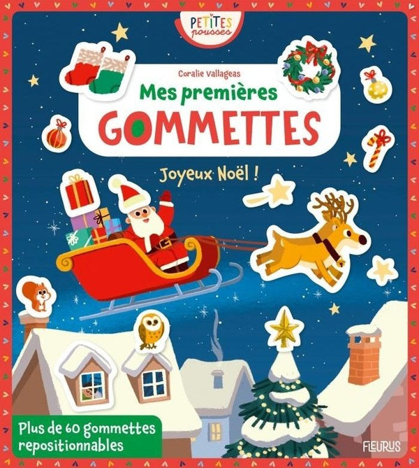 Mes premières gommettes joyeux Noël !