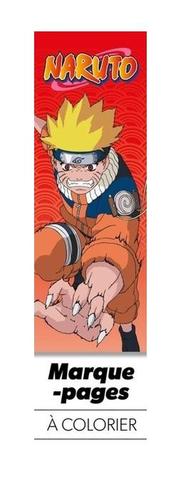 Naruto : Marque-pages à colorier : orange