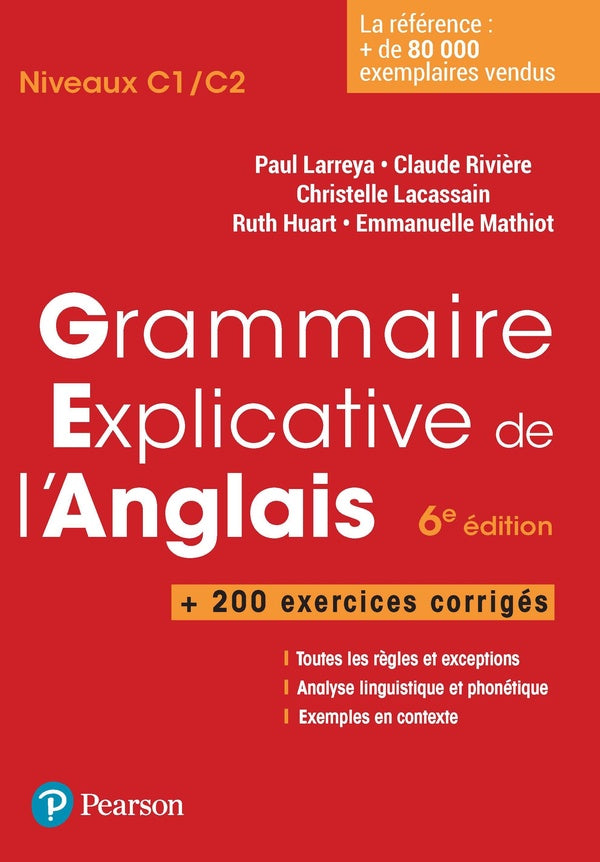 Grammaire explicative de l'anglais + Exercices (6e édition)