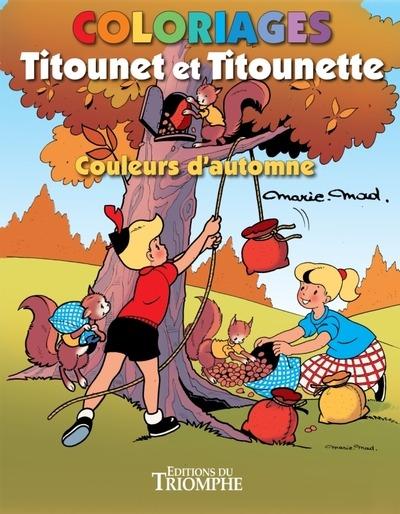 Titounet et Titounette : Coloriages : Couleurs d'automne