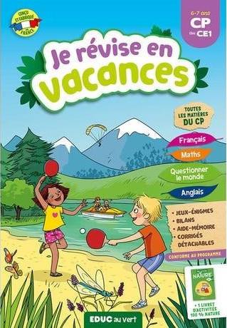 Cahier de vacances : je révise en vacances ; du CP au CE1