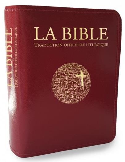 Bible de voyage zippée