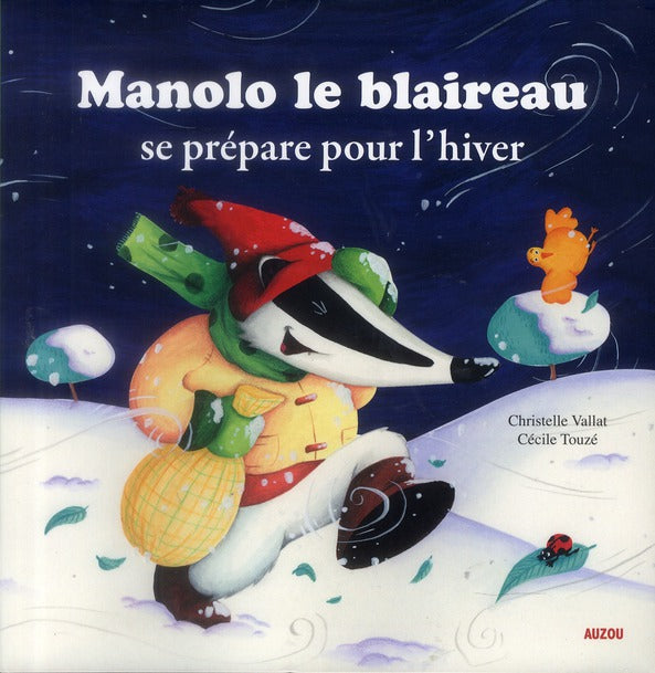 Manolo le blaireau se prépare pour l'hiver