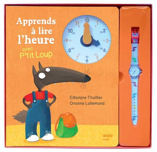 Apprends à lire l'heure avec P'tit Loup ; coffret