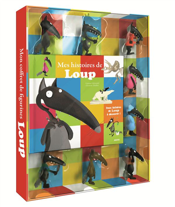 Mon coffret du loup ; 8 figurines + 1 recueil d'histoires