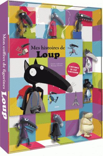 Coffret loup 8 figurines + recueil (artiste + voyage)