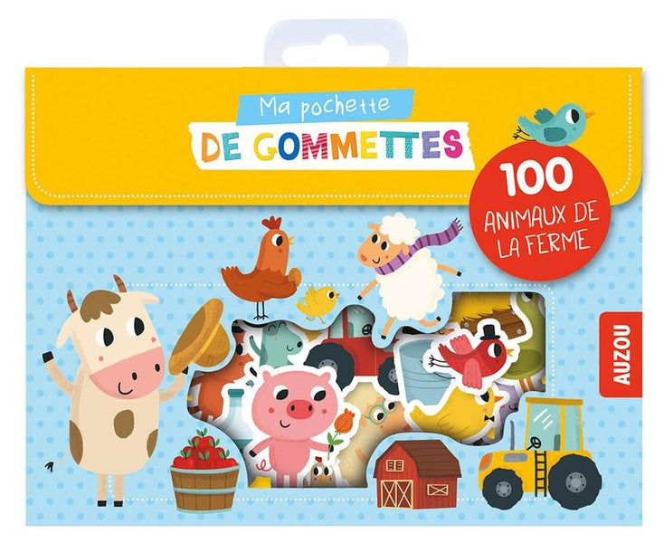 Ma pochette de gommettes : à la ferme