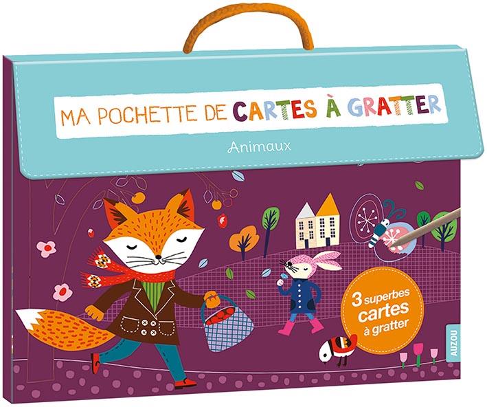 Ma pochette de cartes à gratter ; animaux