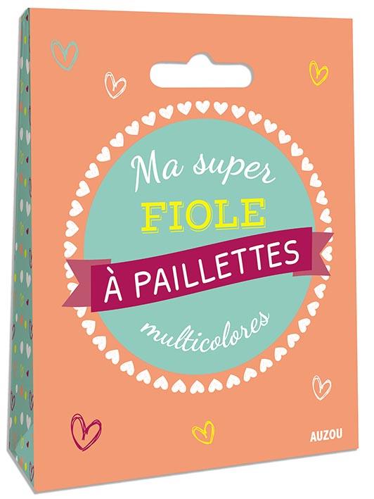 Ma super fiole à paillettes multicolores