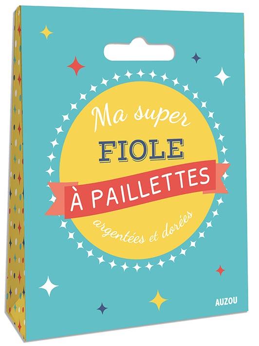 Ma super fiole à paillettes argentées et dorées