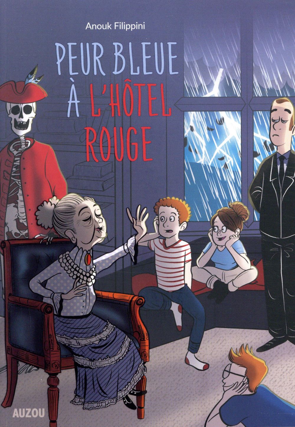 L'hôtel rouge Tome 2 ; peur bleue à l'hôtel rouge