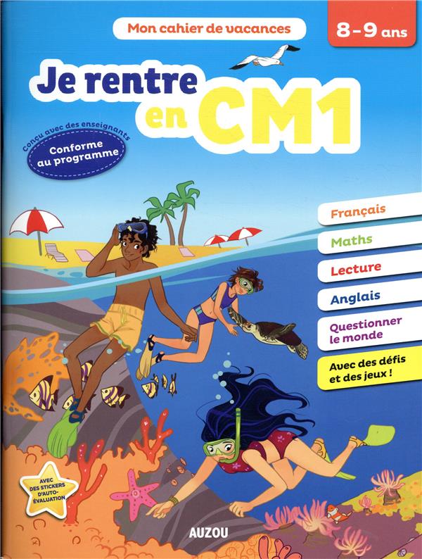 Cahier de vacances : je rentre en CM1