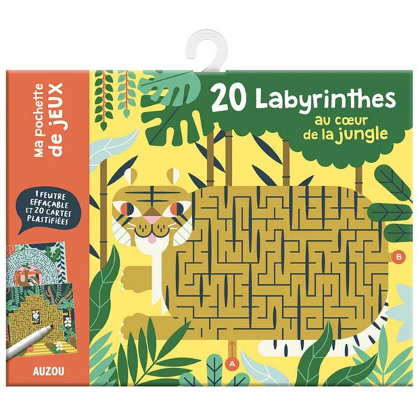 Ma pochette de jeux : 20 labyrinthes au coeur de la jungle