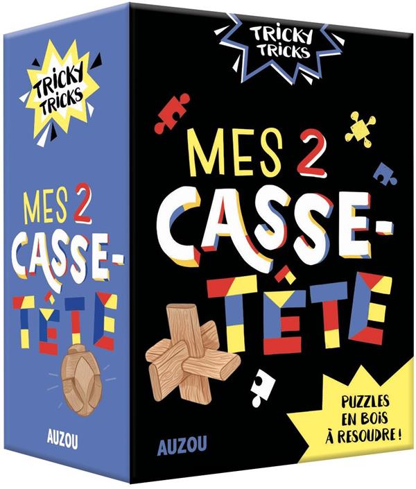 Mes deux casse-tête ; puzzles en bois à résoudre !