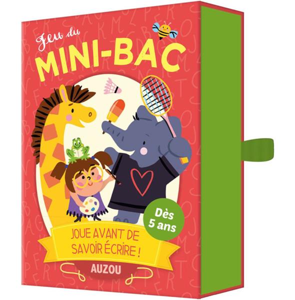 Jeu du mini-bac ; joue avant de savoir écrire !