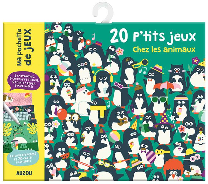 Ma pochette de jeux : 20 p'tits jeux chez les animaux