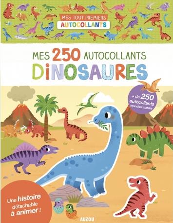 Mes 250 autocollants dinosaures ; + de 250 autocollants repositionnables