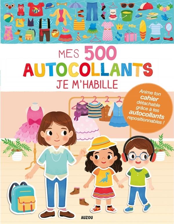 Mes 500 autocollants ; je m'habille