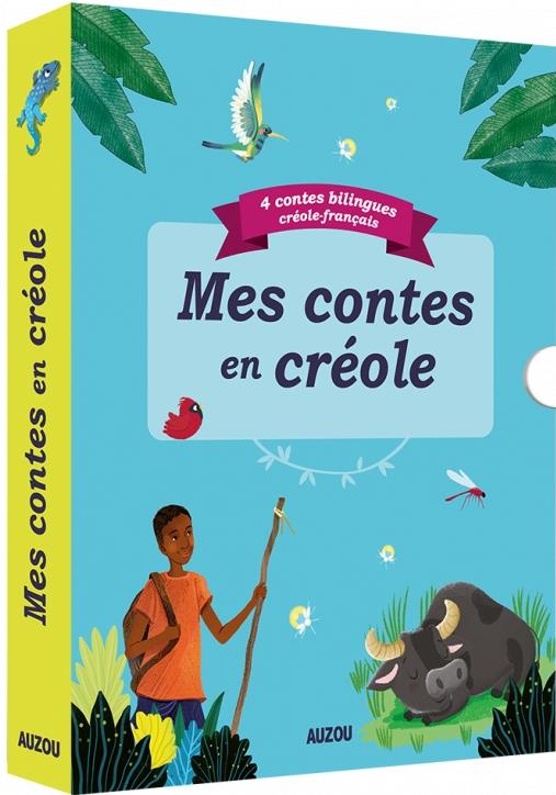 Coffret 4 titres ; mes p'tits contes en créole guadeloupéen