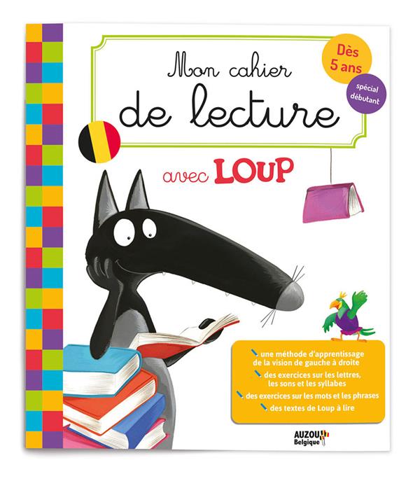 Mon cahier de lecture avec loup / version belgique