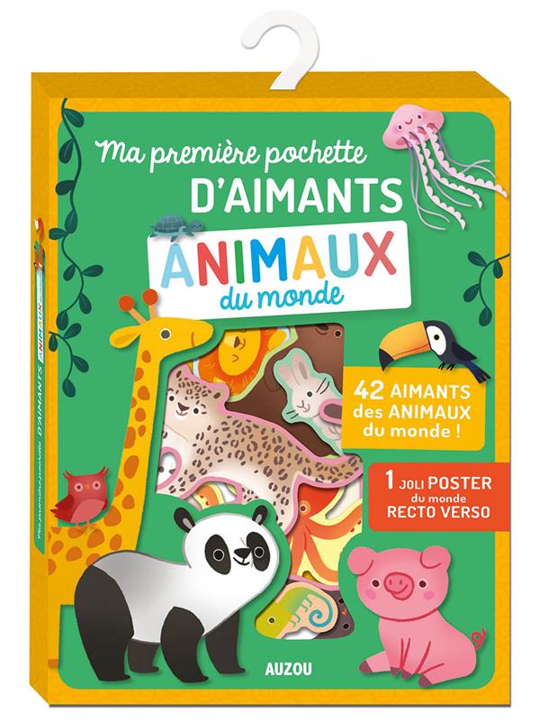 Ma première pochette d'aimants : animaux du monde