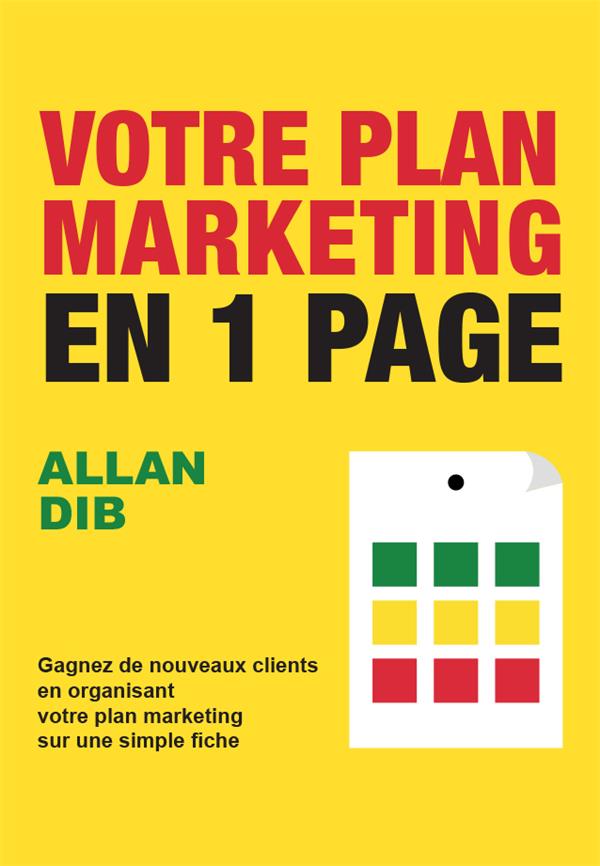 One-page marketing plan