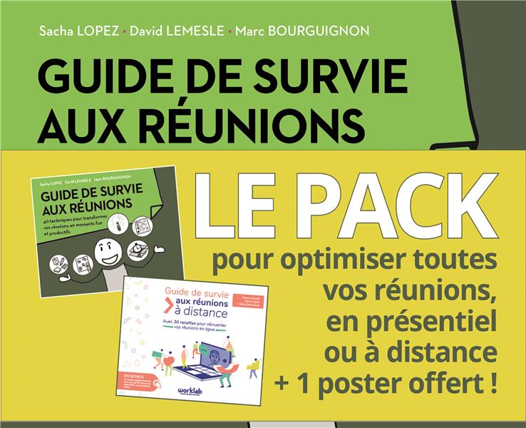 Pack guide de survie aux réunions et guide de survie aux réunions à distance