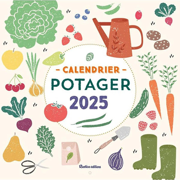 Calendrier mural potager (édition 2025)