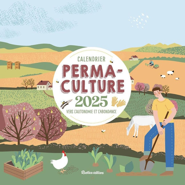 Calendrier mural permaculture (édition 2025)