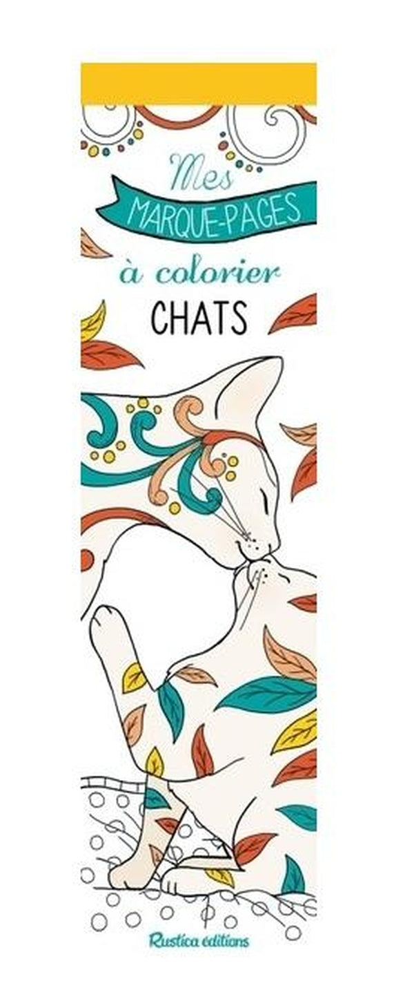 Mes marques-pages à colorier : Chats