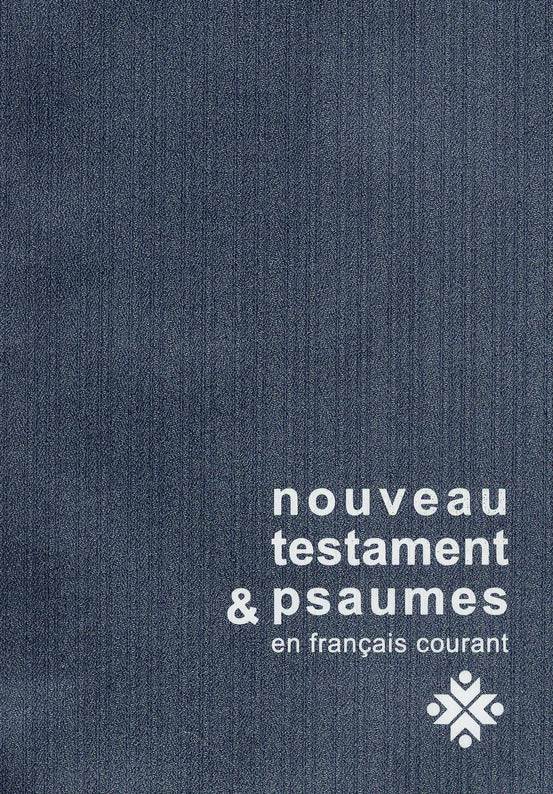 Nouveau testament et psaumes francais courant format compact (bleu)