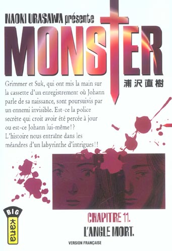 Monster Tome 11 : l'angle mort