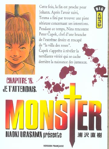 Monster Tome 16 : je t'attendais