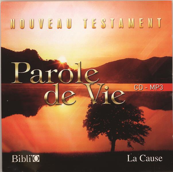 Nouveau testament ; parole de vie