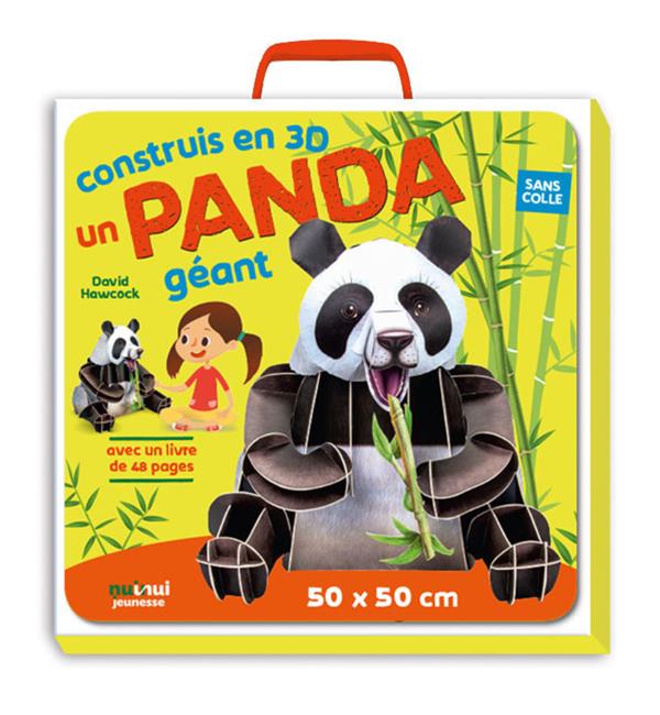 Construis en 3d un panda géant