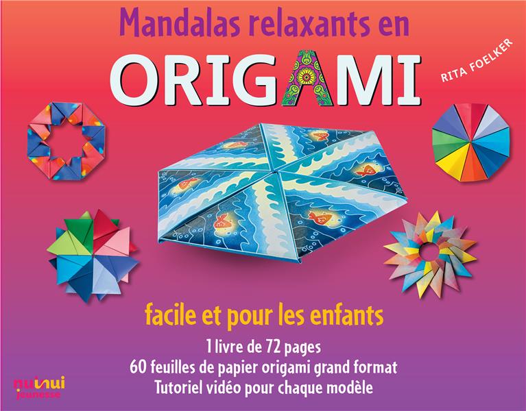 Mandalas relaxants en origami