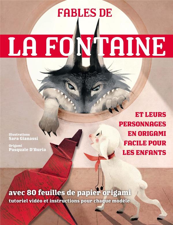 Fables de La Fontaine et personnages en origami facile pour les enfants