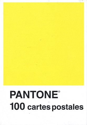 Boite de 100 cartes postales pantone