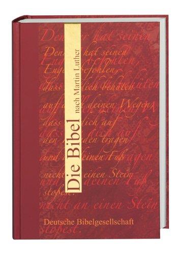 Die bibel - bible en allemand version m. luther, protestante