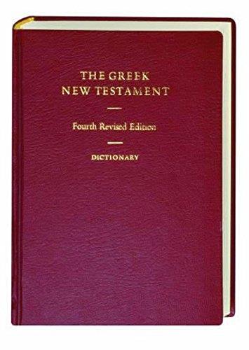 The greek new testament with dictionary