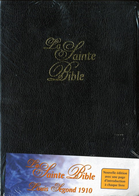 La Sainte Bible (tranches or, couverture cuir brun)