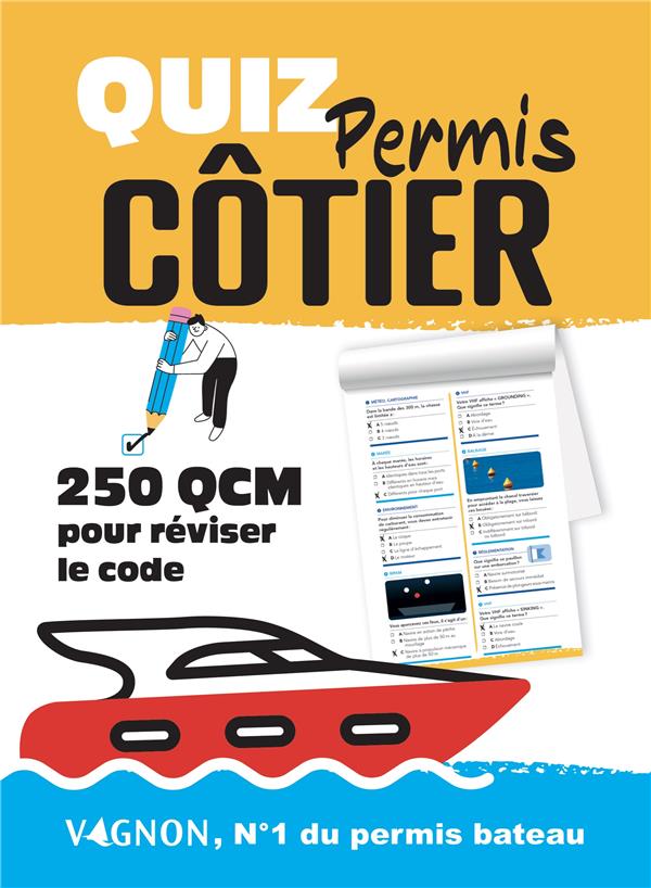 Quiz permis côtier : 250 QCM pour réviser le code (édition 2024)