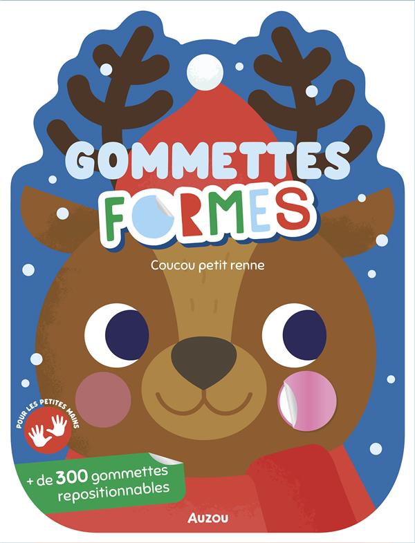 Gommettes formes : coucou petit renne