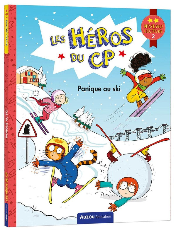 Les héros du CP ; niveau 2 ; panique au ski