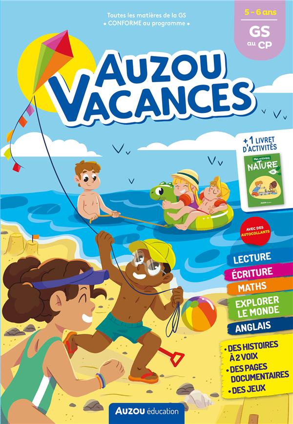 Cahier de vacances : Auzou vacances ; de la GS au CP