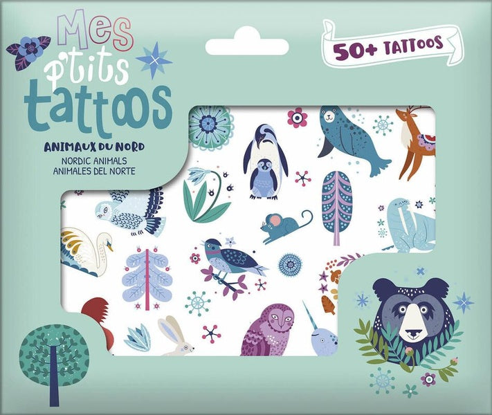 Mes p'tits tattoos : animaux du nord