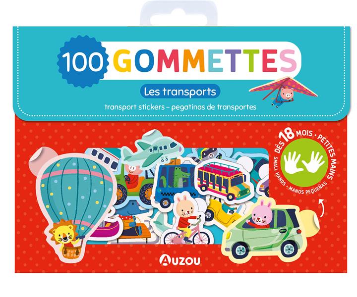 Ma pochette de 100 gommettes : Les transports