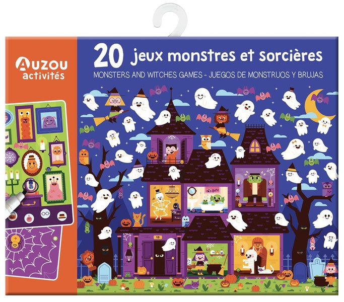 Ma pochette de jeux : 20 jeux : monstres et sorcières