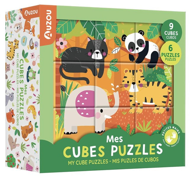 Mes cubes puzzle : animaux mignons