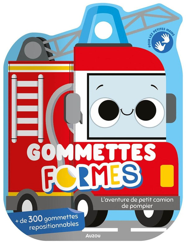 Gommettes formes : l'aventure de petit camion de pompier